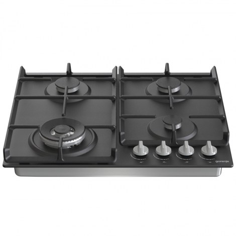 Gorenje | GW641EXB | Hob | Gas | Number of burners/cooking zones 4 | Rotary knobs | Black - 6